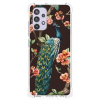 Samsung Galaxy A32 4G | A32 5G Enterprise Editie Case Anti-shock Pauw met Bloemen - thumbnail