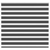 VidaXL Zebra rolgordijn 155x150 cm stofbreedte 150,9 cm zwart - thumbnail