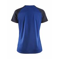 Craft 1912726 Squad 2.0 Contrast Jersey W - Club Cobolt/Navy - XS - thumbnail