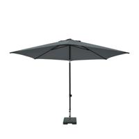 Madison Parasol mykanos push-up 250cm grijs - thumbnail