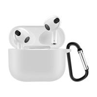 Lunso - Softcase cover hoes - AirPods 3 - Wit - thumbnail