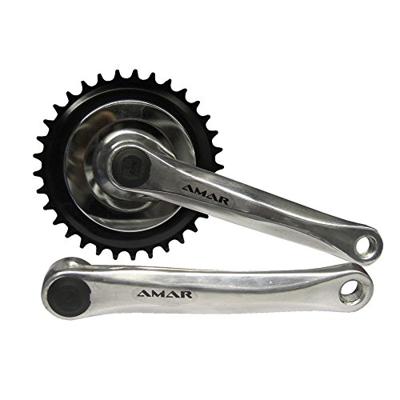 Amar crankstel crankset 4-edge 33t 170mm b/sil.