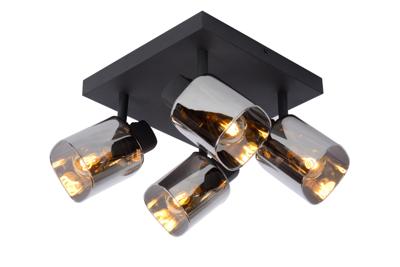 Lucide ALION - Plafondspot - 4xE14 - Zwart Lucide ALION - Plafondspot - 4xE14 - Zwart