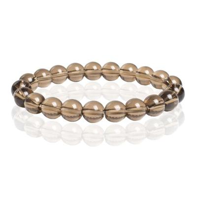 Memphis Natuursteen Armband 10mm - Smoky Quartz Memphis Natuursteen Armband 10mm - Smoky Quartz