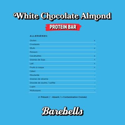 Barebells white chocolate almonds (12x 55g)