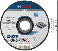 Bosch Accessoires Doorslijpschijf recht Standard for Metal A 60 T BF, 115 mm, 22,23 mm, 1,6 mm 1 stuks - 2608603163 - thumbnail