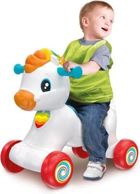 Clementoni baby - rocky het hobbelpaardje 3in1