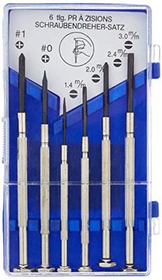 Brüder Mannesmann Schroevendraaierset horloge 6 dlg (Hobby) - 1134-6 Brüder Mannesmann Schroevendraaierset horloge 6 dlg (Hobby) - 1134-6