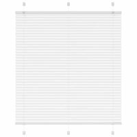 Pliss rolgordijn 115x100cm stofbreedte 114,4cm polyester wit - thumbnail