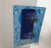 Universele handdoekhaak zelfklevend donkerblauw - thumbnail