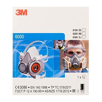 3M Herbruikbaar Halfgelaatsmasker 6100 Smal - 6100