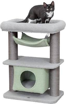 Trixie kitten krabpaal lunito grijs / mintgroen 71 cm - thumbnail