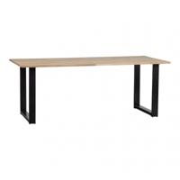 WOOOD Eettafel 'Tablo' met U-poot, 200 x 90cm - thumbnail