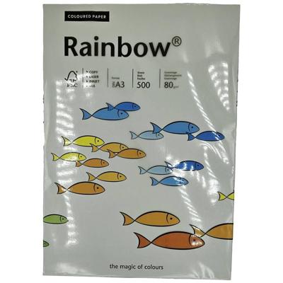 Rainbow 88042808 88042808 Printpapier, kopieerpapier DIN A3 80 g/m² 500 vellen Grijs Rainbow 88042808 88042808 Printpapier, kopieerpapier DIN A3 80 g/m² 500 vellen Grijs