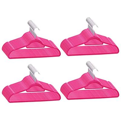 VidaXL 100-delige kledinghangerset anti-slip fluweel roze VidaXL 100-delige kledinghangerset anti-slip fluweel roze