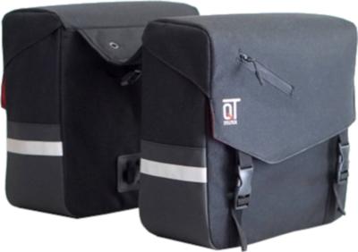 Cycle Tech dubbele fietstas Vega 28 liter polyester zwart