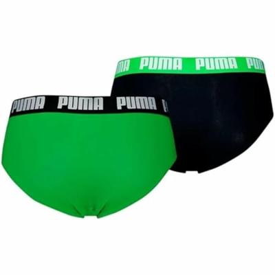 Slips Puma Zwart Groen - Maat: S