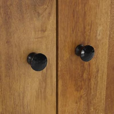 Wastafelkast 62x33x58 cm massief mangohout en bewerkt hout