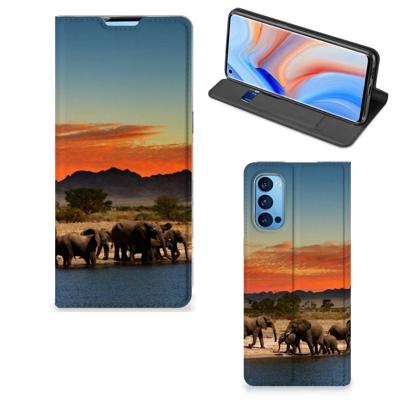 OPPO Reno4 Pro 5G | Hoesje maken | Olifanten