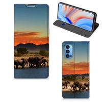 OPPO Reno4 Pro 5G | Hoesje maken | Olifanten - thumbnail