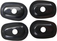 Kellermann richtingaanwijzer montageplaat mounting plate turn signa black, - thumbnail