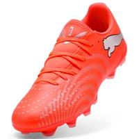 PUMA Future 9 Play Gras / Kunstgras Voetbalschoenen (MG) Felrood Zilver Zwart - thumbnail