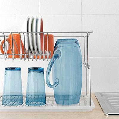 Tomado-Metaltex Silver Afdruiprek 45x31x28Cm 2 Verdiepingen