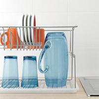 Tomado-Metaltex Silver Afdruiprek 45x31x28Cm 2 Verdiepingen - thumbnail