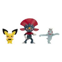 Pokemon Battle Figure Pack - Pichu, Weavile & Machop - thumbnail