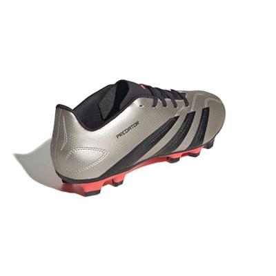 adidas Predator Club Gras / Kunstgras Voetbalschoenen (MG) Zilver Zwart Roze - thumbnail