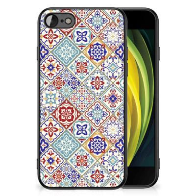 iPhone SE 2022 | SE 2020 | 7/8 Marmeren Print Telefoonhoesje Tiles Color