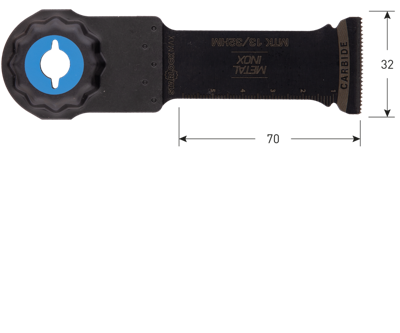Rotec MTK 13/32HM | Starlock-Max Invalzaagblad | Metaal/Inox | 32x70 - 519.4180
