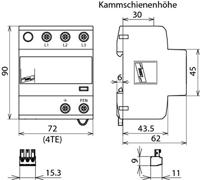 DEHN 941305 DSH TNC 255 FM Combi-afleider 1 stuk(s) - thumbnail