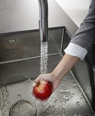 Hansgrohe Aquno Select M81 ééngreeps keukenkraan 170, uittrekbare vuistdouche, 3jet, chroom
