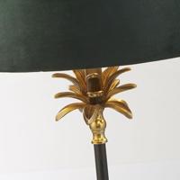 Searchlight TafellampPalm zwart met groene kap - EU81211GR - thumbnail