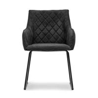 Rivièra Maison Eetkamerstoel 'Frisco Drive' Italian Rib, kleur Mocha - thumbnail