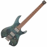Ibanez Q52PB Cosmic Blue Low Gloss headless elektrische gitaar met gigbag - thumbnail
