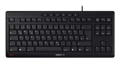 CHERRY STREAM KEYBOARD TKL toetsenbord Universeel USB QWERTZ Duits Zwart