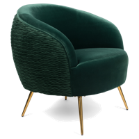Bold Monkey So Curvy fauteuil donkergroen - thumbnail