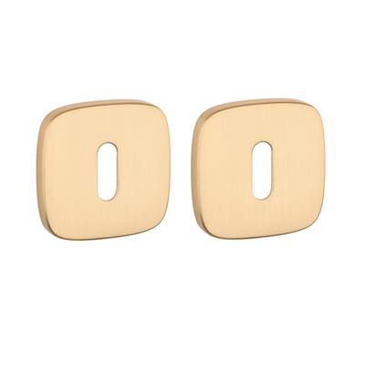 APRILE Sleutelrozet Afgerond Mat Goud 53x53x7mm