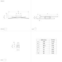 Eglo Moderne wandlampPanagria met led - 900491 - thumbnail