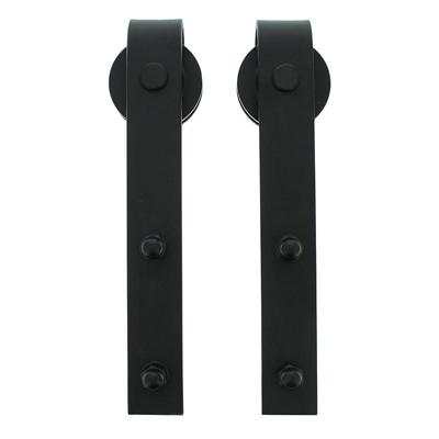 Intersteel Set van 2 rollers tbv schuifdeursysteem - mat zwart Intersteel Set van 2 rollers tbv schuifdeursysteem - mat zwart
