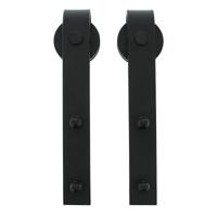 Intersteel Set van 2 rollers tbv schuifdeursysteem - mat zwart - thumbnail