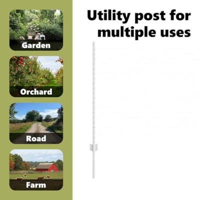 VidaXL Afrasteringspaal 11 pcs zilver 120 cm staal