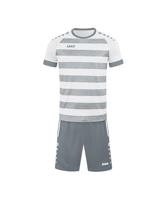 JAKO 4214K Shirt Celtic Melange Km Kids - Wit/Steengrijs - 116 - thumbnail