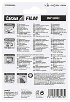 tesa 57414-00005-03 tesafilm Invisible Transparant (l x b) 33 m x 19 mm 1 stuk(s) - thumbnail