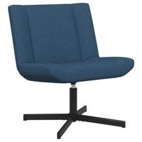 Draaistoel Blauw Stof - thumbnail