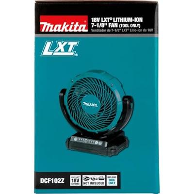 Makita DCF102Z 14,4 / 18 V Ventilator met zwenkfunctie Zonder accu&apos;s en lader - DCF102Z - thumbnail