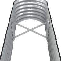 Plantenbak 260x40x36 cm gepoedercoat staal antracietkleurig - thumbnail