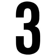 RZB 99222.013.3 Cijfer „3 100 mm 1 stuk(s) - thumbnail